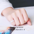 Real 100% 925 Sterling Silver Toe Rings For Women Simple Wave Design Party Opening Adjustable Tail Knuckle Ring Jewelry