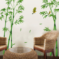165*295cm 2pcs/set Large Green Bamboo Forest Wall Sticker For Bedroom TV Sofa Background Home Decor Vinyl DIY Mural Art Decals
