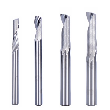 1Pcs 3.175/4/5/6/8mm Single Flute Milling cutters for Aluminum CNC Tools Solid Carbide,aluminum composite panels