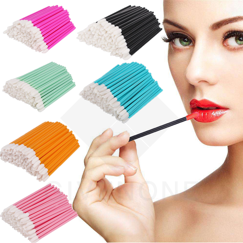 Disposable Lip Brush Wholesale Lip Cleaner Pen Lipstick Wands Brushes Cosmetic Applicators Eyeshadow Gloss Makeup Brushes Tools