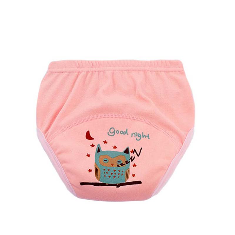 4PCS Cartoon Baby Potty Pee Training Pants Waterproof Child Kids Shorts Panties Toilet Underwear Cotton Briefs