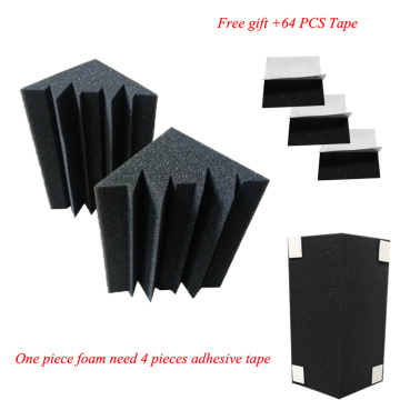16 PCS Bass Trap Acoustic Panels Absorption Foam Music Treatment For Studio Best price