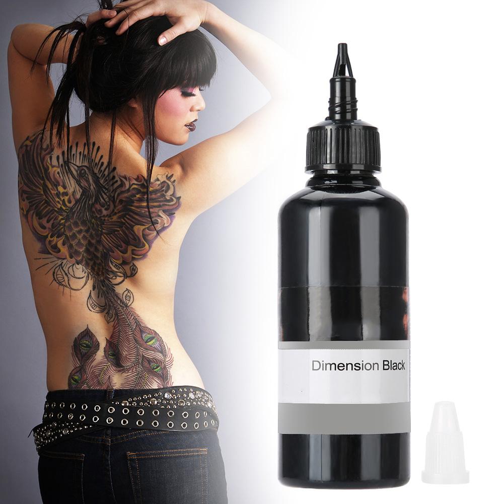 100ml Body Painting Ink Tattoo Black Ink Tattoo Paint Permanent Makeup Tattoo Tool Tattoos Ink Pigment Beauty Art Supplies