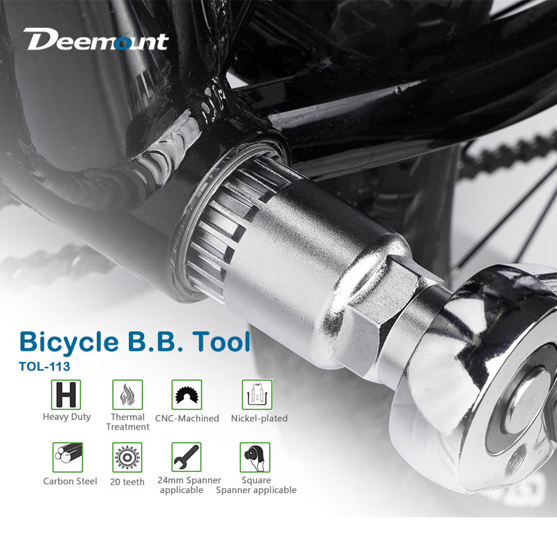 Bicycle Bottom Bracket Remover BB Puller 20 Teeth Wrench Box Sockets Cycling Bike Spanner Repair Service Tool TOL-113