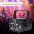 Mini Voice Control LED Laser Projector Light 60 Patterns USB Rechargeable Bar Club Party DJ Disco Stage Light Holiday Lighting