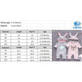 Baby rompers Fox girls clothes new born baby Cartoon pajamas warm winter animal Pajamas roupas de bebe recem nascido