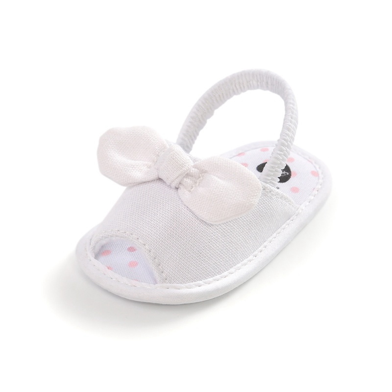 Summer Baby Girls Classic Shoes Baby Girl Slipper Sandals Breathable Baby Butterfly-knot Shoes Elastic Sandals princess Baby