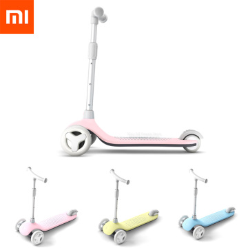 Xiaomi Mijia Mitu 3-Wheel Kick Scooter Children Foot Scooters Adjustable Height With LED Light Up Wheels kids Skateboard