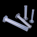 50ml Plastic Chemistry Laboratory Cylinder Tools School Lab Supplies Measuring Cylinder Graduated Tools