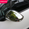 Jameo Auto 2Pcs/Set Exterior Car Chrome Rearview Mirror Protection Cover Trim Fit for Peugeot 208 GTI 2014 - 2018 Accessories