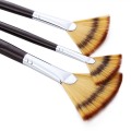 3Pcs Art Supplies Nylon Fan-shaped Brushes Water Color Brushes Oil Brush Set