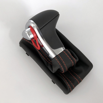 8KD 713 139 B LHD Chrome Gear Shift Knob Black Leather Gaiter Boot AT LHD Only For Audi A4 B8 A5 Q5