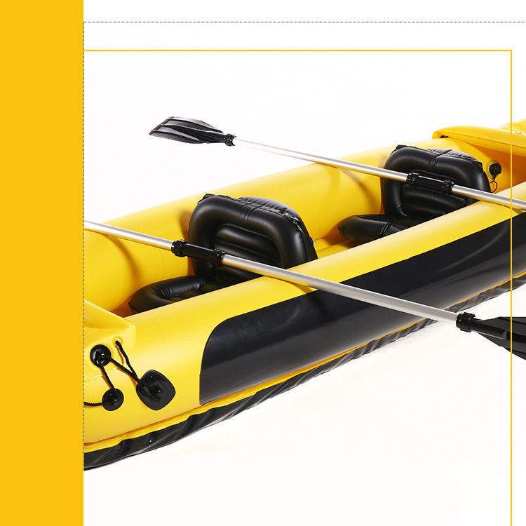 Customize 8ft Foldable Inflatable Paddle Kayak Fishing Boa 5