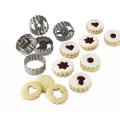 Christmas Linzer Cookie Cutter stainless steel cookie press
