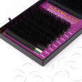 GLAMLASH 16Rows handmade korean pbt eyelash extension private label natural soft faux mink eyelashes lashes for extension