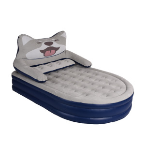 husky air bed with backrest
