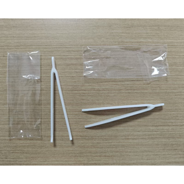 White PP Makeup Clip in Individual Bag