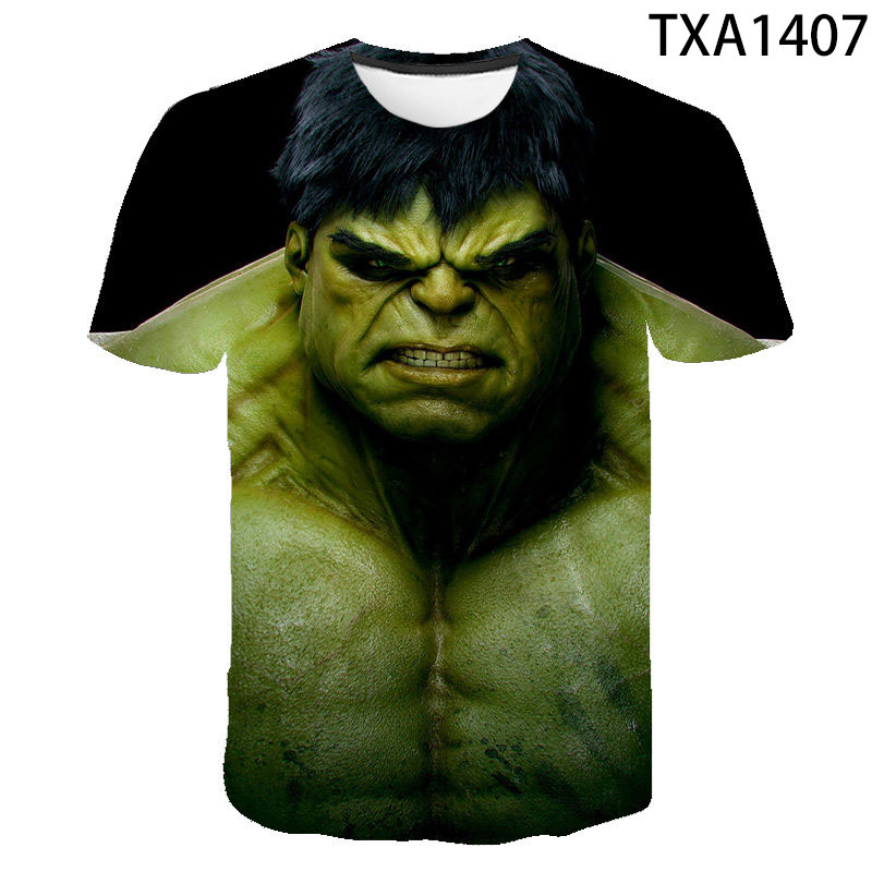 2020 New Summer Hulk 3D T Shirts Casual Fashion Boy Girl Kids Short Sleeve Men Women Children Printed T-shirt Cool Tee Tops