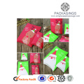 Christmas gift pillow shaped paper candy box