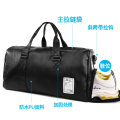 Gym Bag Leather Sports Bags Big MenTraining Tas for Shoes Lady Fitness Yoga Travel Luggage Shoulder Black Sac De Sport