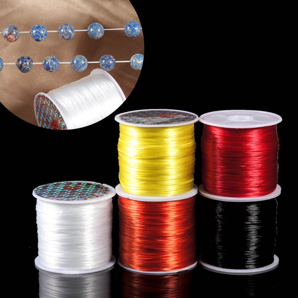 40m/Roll Beading Stretch Cord Elastic Cords Stretch Beading Wire/Cord/String/Thread for DIY Bracelets Jewelry Making Materials