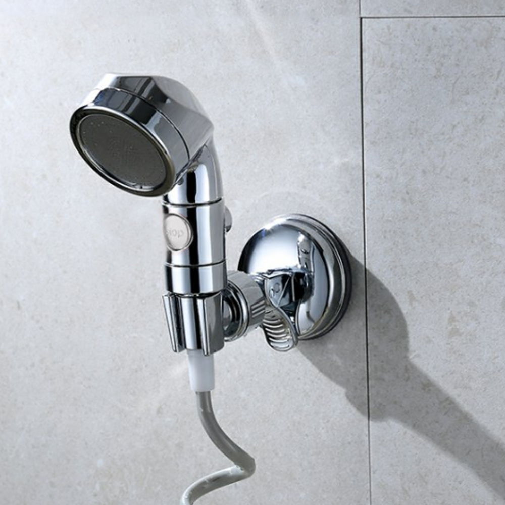 Bathroom Strong Vacuum Suction Cup Wall Mount Holder Adjustable Hand Shower head Bracket Bathroom Accessory