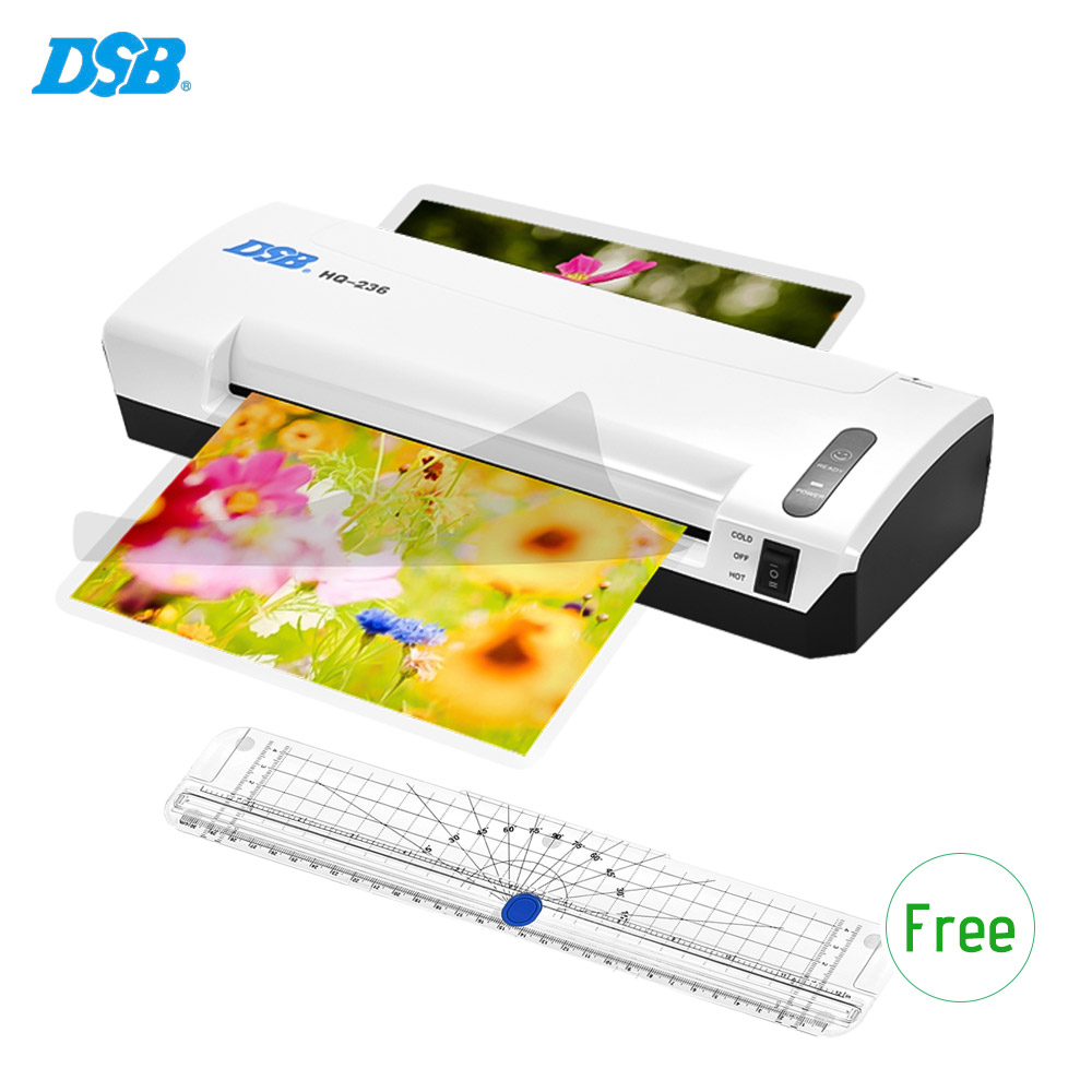 A4 Photo Laminator Hot Cold Laminator Fast Speed Film Laminating Plastificadora Machine Laminating W/ Free Paper Trimmer Cutter