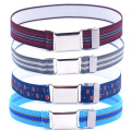 50 CM Children Kids Solid Color Unisex Canvas Belts Boys Girls Elastic Belt Adjustable