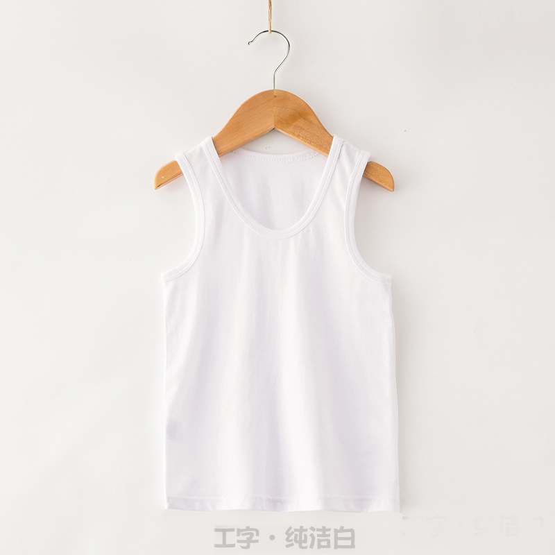 2020 summer baby camisole tanks boys sleeveless t shirt girls cami tops kids clothing