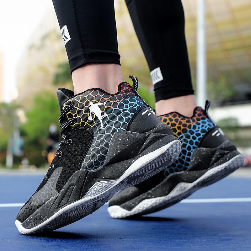 High Top Women Men Basketball Shoes Breathable Mesh Sneakers Boots Sport Basket Ball Shoes Chaussure Homme Femme Tenis Masculino