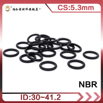 Nitrile Rubber O-Ring 20PC/lot NBR Sealing CS 5.3mm ID30/31.2/32.5/33.7/38.7/40/41.2mm O-Ring Seal Gasket Ring