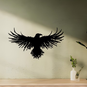 Dynamic Flying Eagle Sticker for Hood