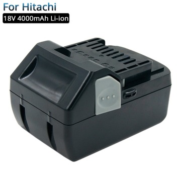 Rechargeable battery 18V 4.0A Li-ion Power Tools replacement batteries for Hitachi 18V DS18DSL BSL1830 BSL1815 BSL1840 Battery