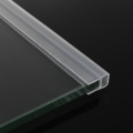 1M 6-12mm F U h Shape Glass Door Sealing Strips Silicone Rubber For Bathroom Screen Window Glass Door Weatherstrip