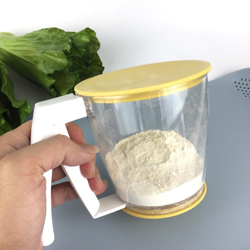 Flour Sieve Mugs Design Flour Sifter Shaker Baking Pastry Tools Bakeware Strainer for Coffee Icing Sugar Powder Baking Tools