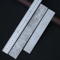 1Piece damascus steel billet Fireballs Pattern chef Knife blade blank knife making steel DIY knife blanks