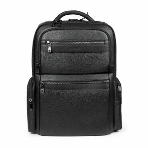 High-quality business leather backpack for laptop