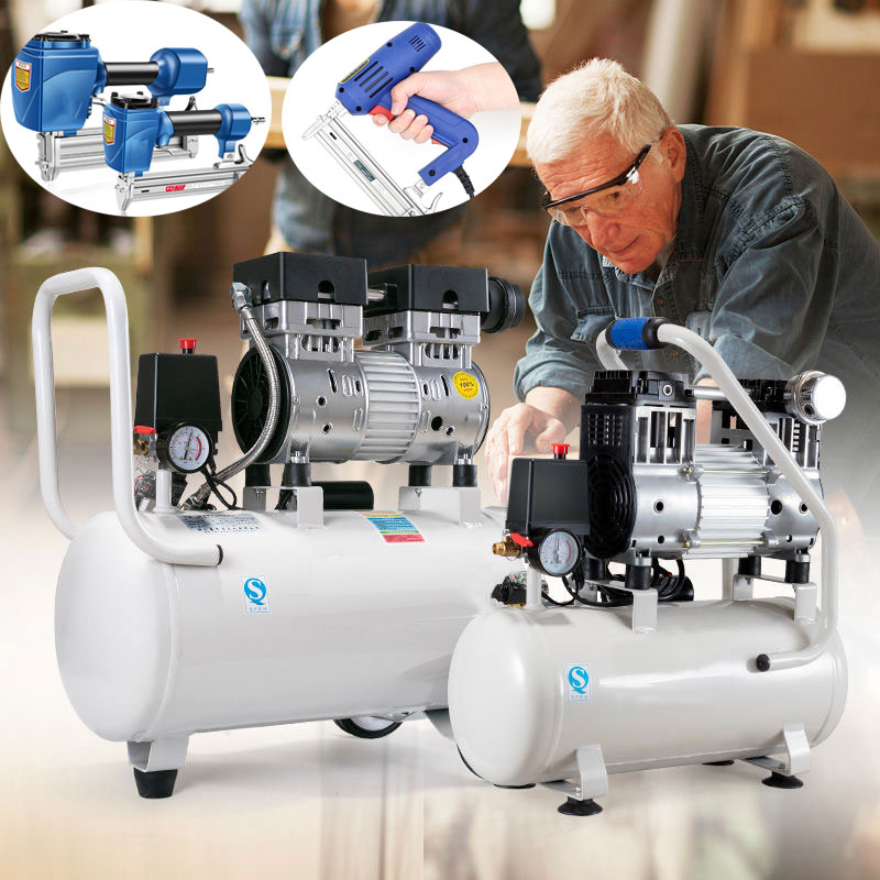 hottest air pump air compressor small high pressure air compressor oil-free silent air pump 220V air list woodworking