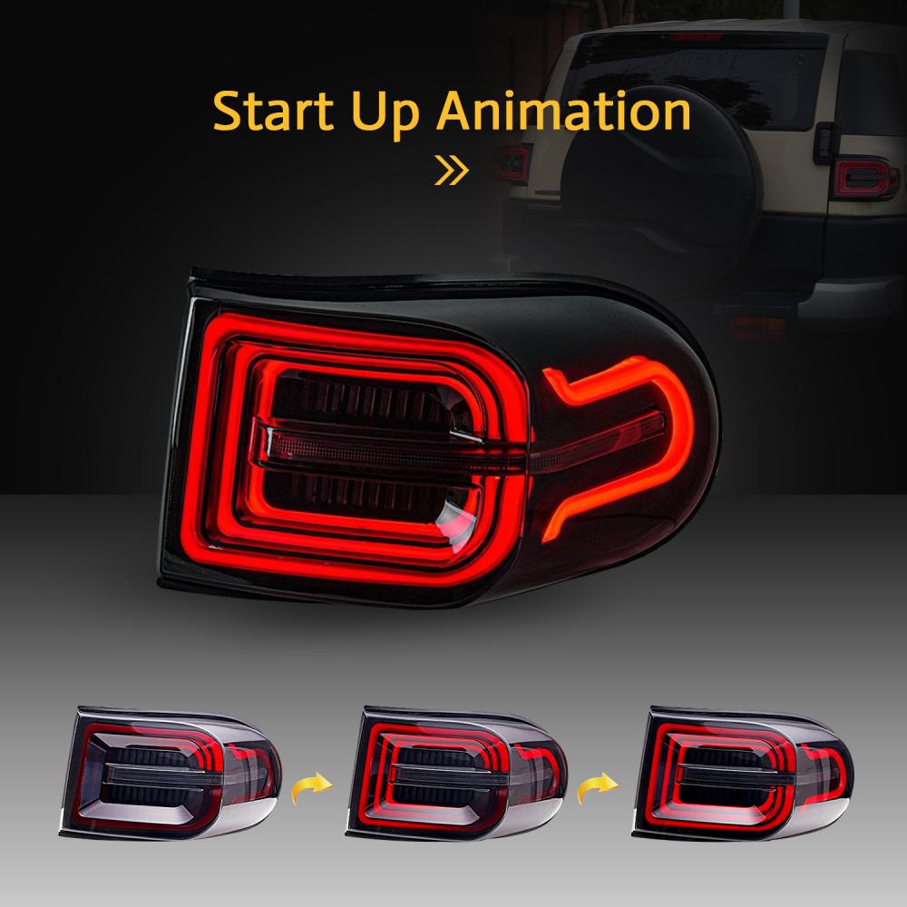 HCMOTIONZ LED Tail Lights For Toyota FJ Cruiser 2007-2015