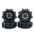 RC Car Parts Remote Control Model Cars FS 1/10 Short-course Truck Vehicle Buggy Snow/Beach Tires Tire Wheels 12mm Adapter