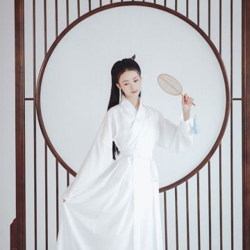 Elegant Ancient Princess Fairy Costume Chinese Traditional Hanfu Clothing Stage Performance White Chinese Dress Women Cosplay