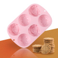 Pink Flower Silicone Cake Mold Tools