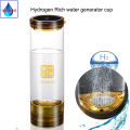 H2 Ionic Membrane Electrolysis Hydrogen Water Generator 600ML USB Rechargeable Anti Aging ORP Alkaline Glass Cup/Bottle Gift