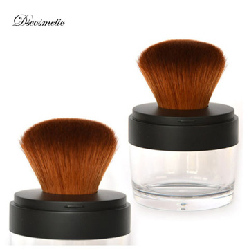 loose mineral powder brush puff jar foundation brush with powder brush and sifter makeup brush for cosmetics