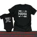 1pcs Mommy & Me Shirts Mama and Mamas Boy Mom and Son Matching Shirts Mama's Boy Mama with Arrows Mom of Boys Mom Boys Outfits