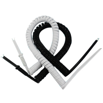 Crane Machine Spiral Wire Universal Claw Connection Cable PP Tiger Crane Claw Black White Retractable Wire Coil Claw Wire
