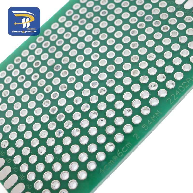 1pcs 4x6 cm PROTOTYPE PCB 4*6 panel double coating/tinning PCB Universal Board double Sided PCB 2.54MM board