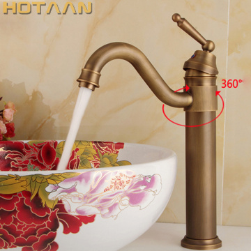 Free shipping Antique bronze finishing Output bathroom sink faucet tap torneira basin faucet wash basin tap YT-5050