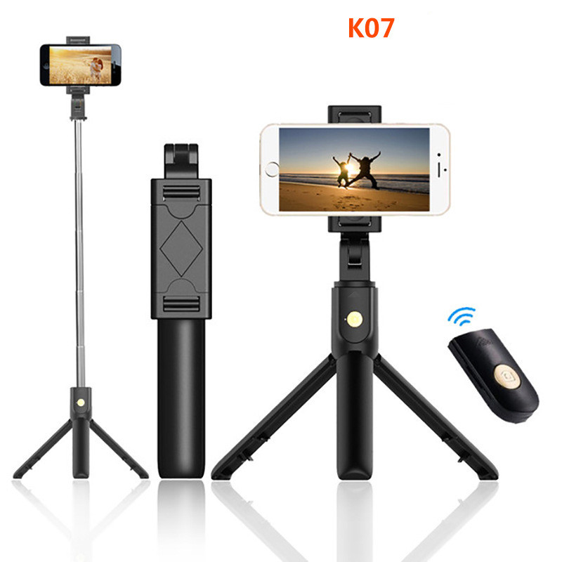 3in1 Wireless Bluetooth Selfie Stick Extendable Handheld Monopod Foldable Mini Tripod With Shutter Remote For iPhone IOS Android