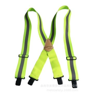 Hot tooling harness tool belt straps to reduce the waist weight fluorescent green strap